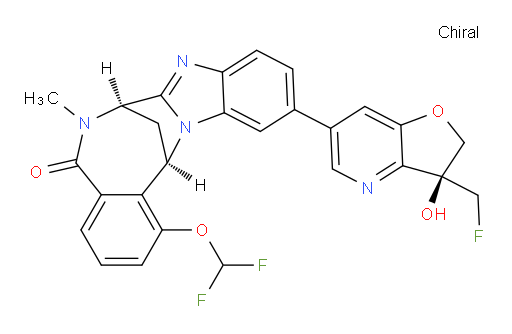 (7R,14R)-1-(difluoromethoxy)-11-((S)-3-(fluoromethyl)-3-hydroxy-2,3-dihydrofuro[3,2-b]pyridin-6-yl)-6-methyl-6,7-dihydro-7,14-methanobenzo[f]benzo[4,5]imidazo[1,2-a][1,4]diazocin-5(14H)-one