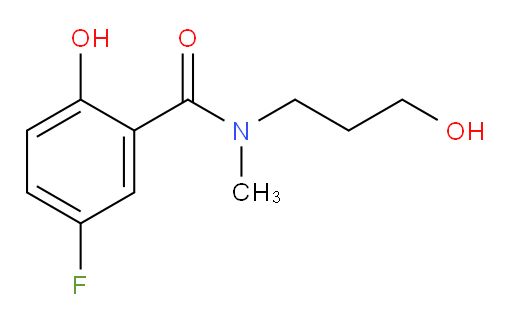 5-fluoro-2-hydroxy-N-(3-hydroxypropyl)-N-methylbenzamide