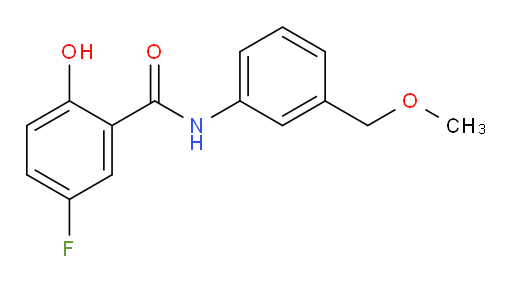 5-fluoro-2-hydroxy-N-(3-(methoxymethyl)phenyl)benzamide