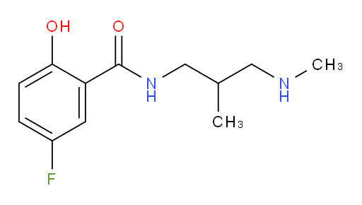 5-fluoro-2-hydroxy-N-(2-methyl-3-(methylamino)propyl)benzamide