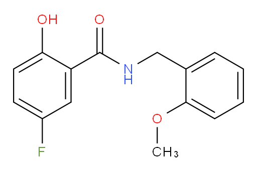 5-fluoro-2-hydroxy-N-(2-methoxybenzyl)benzamide