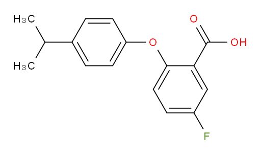 5-fluoro-2-(4-isopropylphenoxy)benzoic acid
