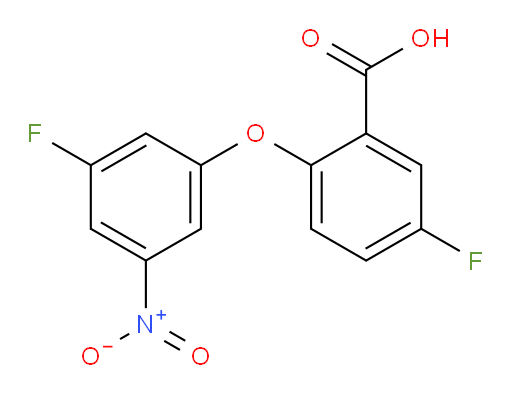 5-fluoro-2-(3-fluoro-5-nitrophenoxy)benzoic acid