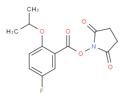 2,5-dioxopyrrolidin-1-yl 5-fluoro-2-isopropoxybenzoate