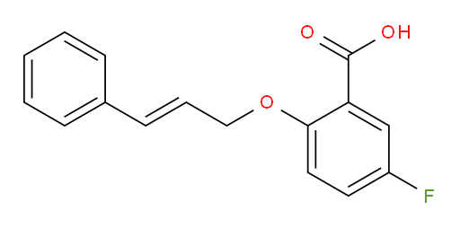 2-(cinnamyloxy)-5-fluorobenzoic acid