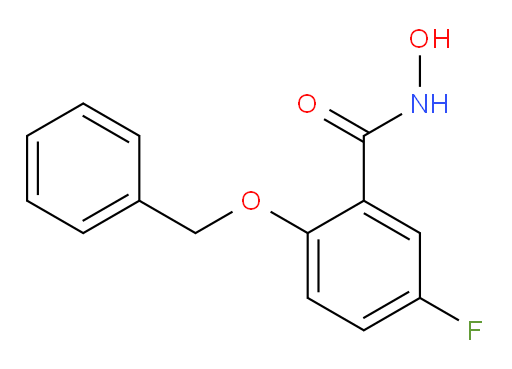 2-(benzyloxy)-5-fluoro-N-hydroxybenzamide