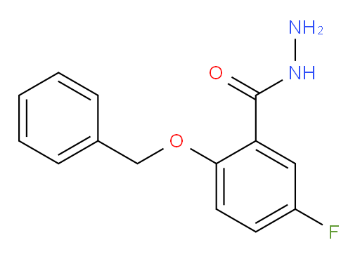 2-(benzyloxy)-5-fluorobenzohydrazide