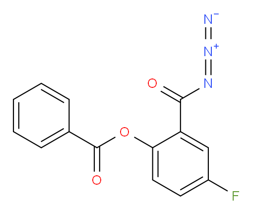 2-(azidocarbonyl)-4-fluorophenyl benzoate