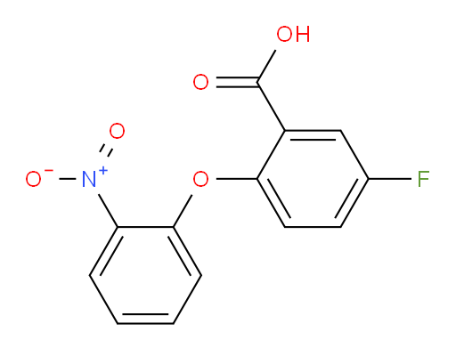 5-fluoro-2-(2-nitrophenoxy)benzoic acid