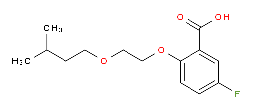 5-fluoro-2-(2-(isopentyloxy)ethoxy)benzoic acid