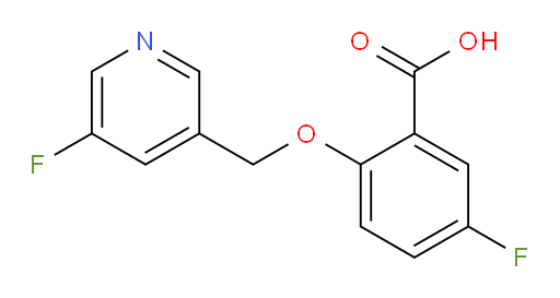 5-fluoro-2-((5-fluoropyridin-3-yl)methoxy)benzoic acid