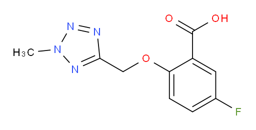 5-fluoro-2-((2-methyl-2H-tetrazol-5-yl)methoxy)benzoic acid