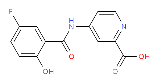 4-(5-fluoro-2-hydroxybenzamido)picolinic acid