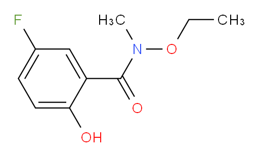 N-ethoxy-5-fluoro-2-hydroxy-N-methylbenzamide