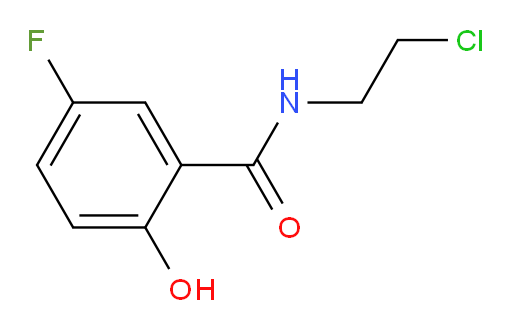 N-(2-chloroethyl)-5-fluoro-2-hydroxybenzamide