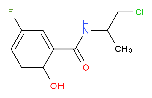 N-(1-chloropropan-2-yl)-5-fluoro-2-hydroxybenzamide