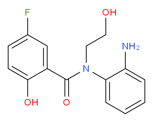 N-(2-aminophenyl)-5-fluoro-2-hydroxy-N-(2-hydroxyethyl)benzamide