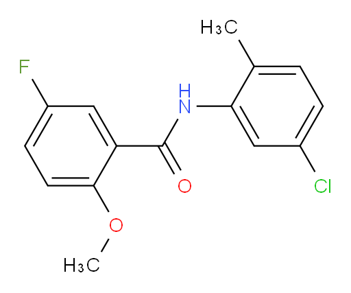 N-(5-chloro-2-methylphenyl)-5-fluoro-2-methoxybenzamide