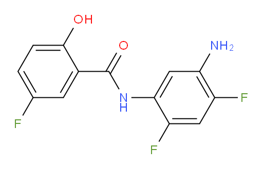 N-(5-amino-2,4-difluorophenyl)-5-fluoro-2-hydroxybenzamide