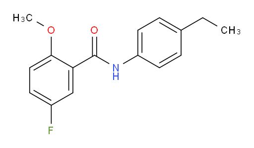N-(4-ethylphenyl)-5-fluoro-2-methoxybenzamide