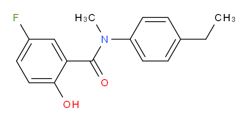 N-(4-ethylphenyl)-5-fluoro-2-hydroxy-N-methylbenzamide