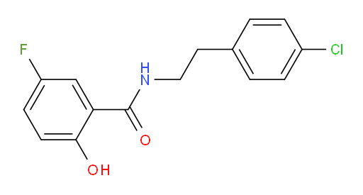 N-(4-chlorophenethyl)-5-fluoro-2-hydroxybenzamide