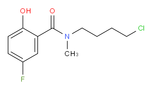 N-(4-chlorobutyl)-5-fluoro-2-hydroxy-N-methylbenzamide