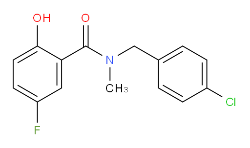 N-(4-chlorobenzyl)-5-fluoro-2-hydroxy-N-methylbenzamide