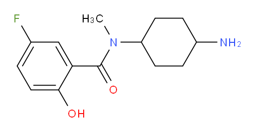 N-(4-aminocyclohexyl)-5-fluoro-2-hydroxy-N-methylbenzamide