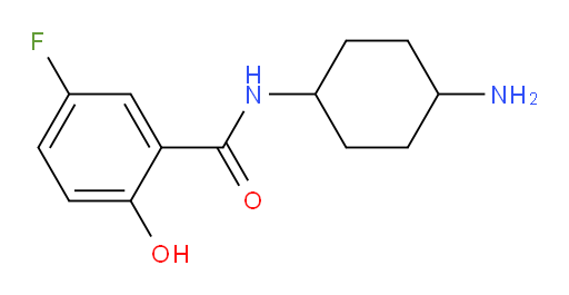 N-(4-aminocyclohexyl)-5-fluoro-2-hydroxybenzamide