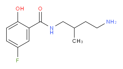 N-(4-amino-2-methylbutyl)-5-fluoro-2-hydroxybenzamide