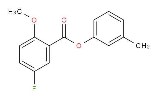 m-tolyl 5-fluoro-2-methoxybenzoate