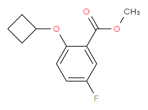 methyl 2-cyclobutoxy-5-fluorobenzoate