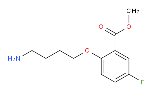 methyl 2-(4-aminobutoxy)-5-fluorobenzoate