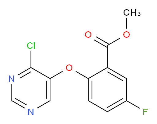 methyl 2-((4-chloropyrimidin-5-yl)oxy)-5-fluorobenzoate