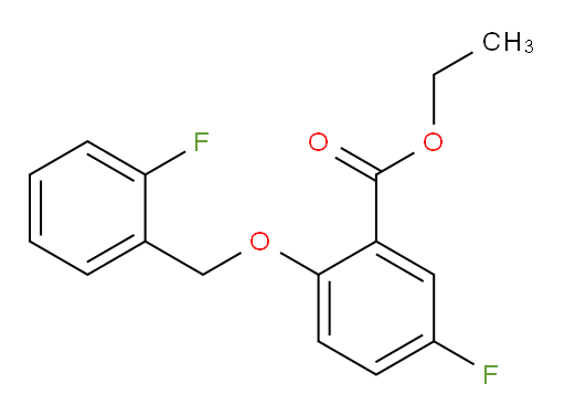 ethyl 5-fluoro-2-((2-fluorobenzyl)oxy)benzoate