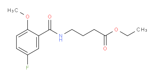 ethyl 4-(5-fluoro-2-methoxybenzamido)butanoate