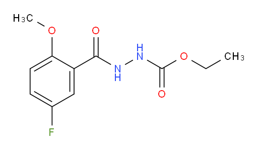ethyl 2-(5-fluoro-2-methoxybenzoyl)hydrazinecarboxylate