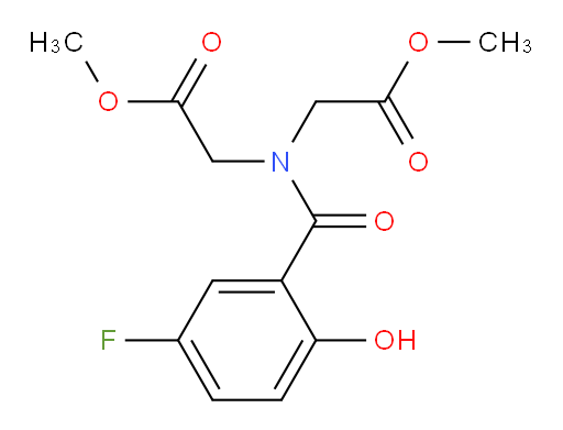 dimethyl 2,2'-((5-fluoro-2-hydroxybenzoyl)azanediyl)diacetate