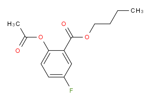 butyl 2-acetoxy-5-fluorobenzoate