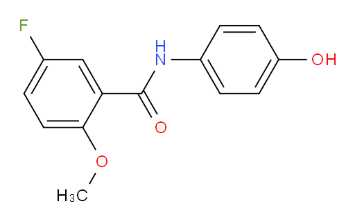 5-fluoro-N-(4-hydroxyphenyl)-2-methoxybenzamide