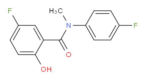 5-fluoro-N-(4-fluorophenyl)-2-hydroxy-N-methylbenzamide