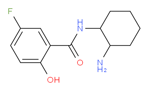 N-(2-aminocyclohexyl)-5-fluoro-2-hydroxybenzamide