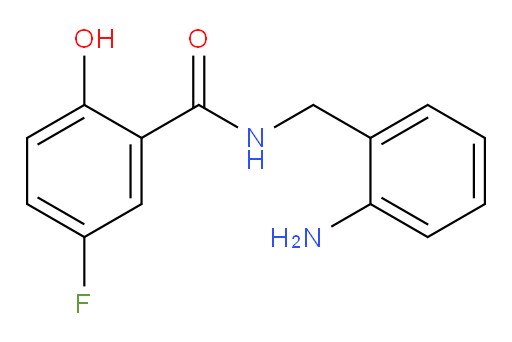N-(2-aminobenzyl)-5-fluoro-2-hydroxybenzamide