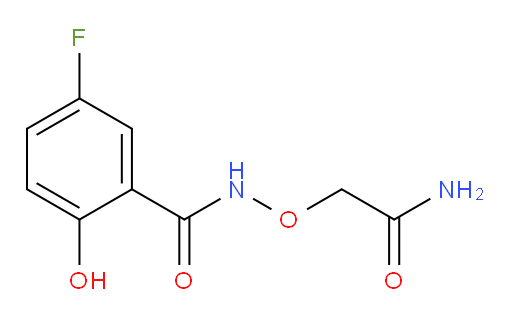 N-(2-amino-2-oxoethoxy)-5-fluoro-2-hydroxybenzamide