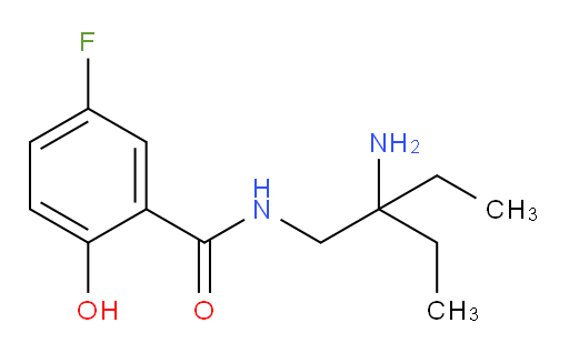 N-(2-amino-2-ethylbutyl)-5-fluoro-2-hydroxybenzamide