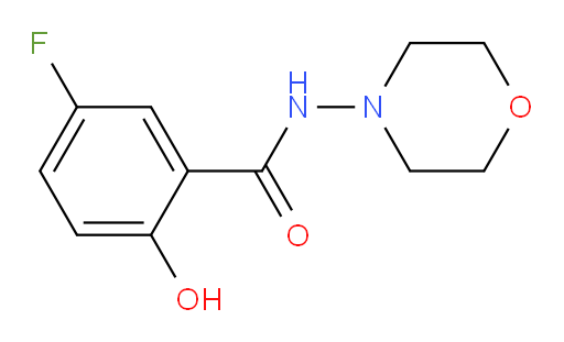 5-fluoro-2-hydroxy-N-morpholinobenzamide