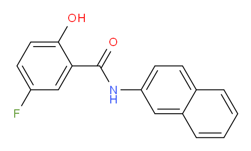 5-fluoro-2-hydroxy-N-(naphthalen-2-yl)benzamide