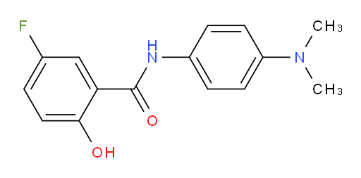 N-(4-(dimethylamino)phenyl)-5-fluoro-2-hydroxybenzamide