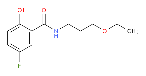 N-(3-ethoxypropyl)-5-fluoro-2-hydroxybenzamide